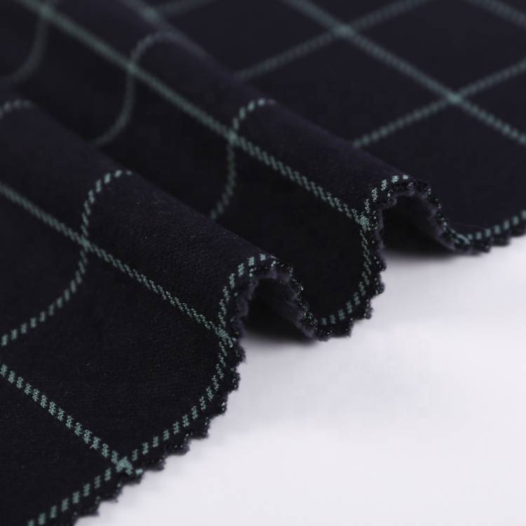 cheap price pattern jacquard bonded brushed fleece fabric for garment
