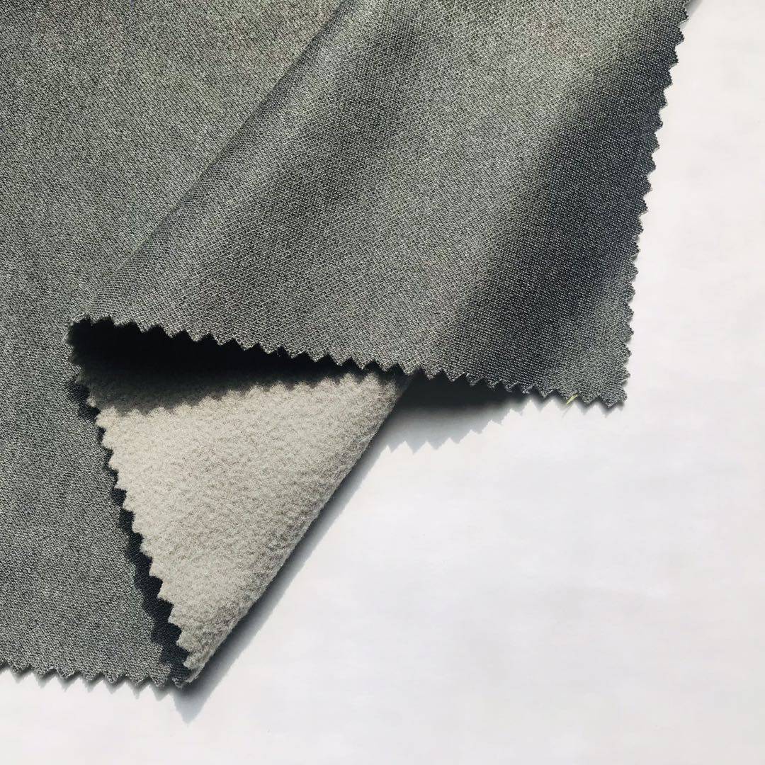 အထည်ချုပ်အတွက် 100% Polyester Knit PK Fleece Fabric လက်ကား