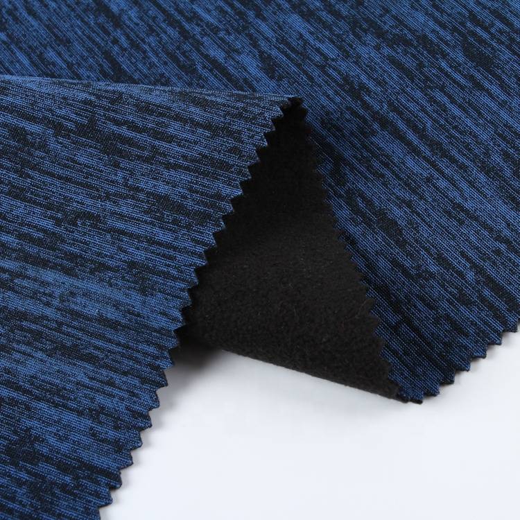 Factory price high quality 100% polyester cationic single jersey bonded micro fleece fabric with TPU