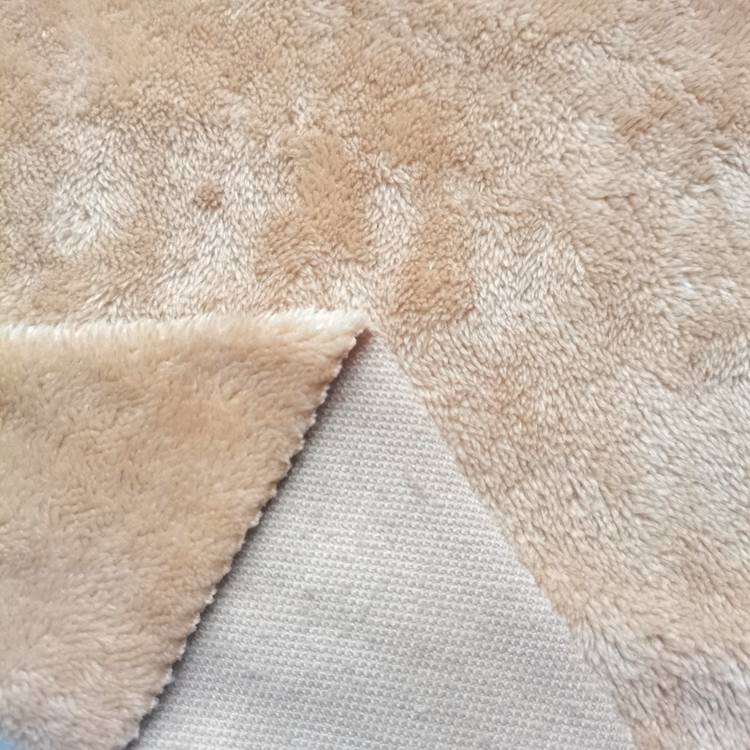 Tessuto in pile di flanella spazzolato lavorato a maglia su un lato per cappotti