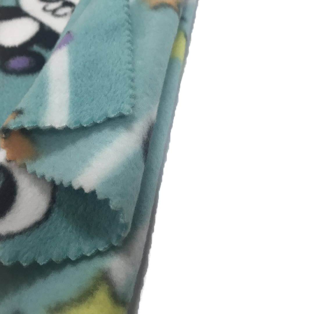 Высокое качество полиэстера с полярной флисовой печатью для одежды одеяла