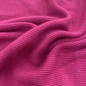 Zafin Siyar 240gsm Ribbed Saƙa Spandex Fabric Don Manyan Tanki