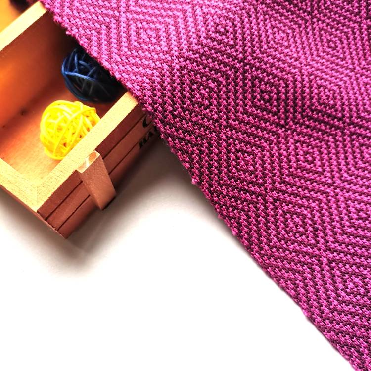 nový dizajn 100 polyesterový prispôsobený žakárový hacci sveter jednostranná česaná pletená fleecová tkanina