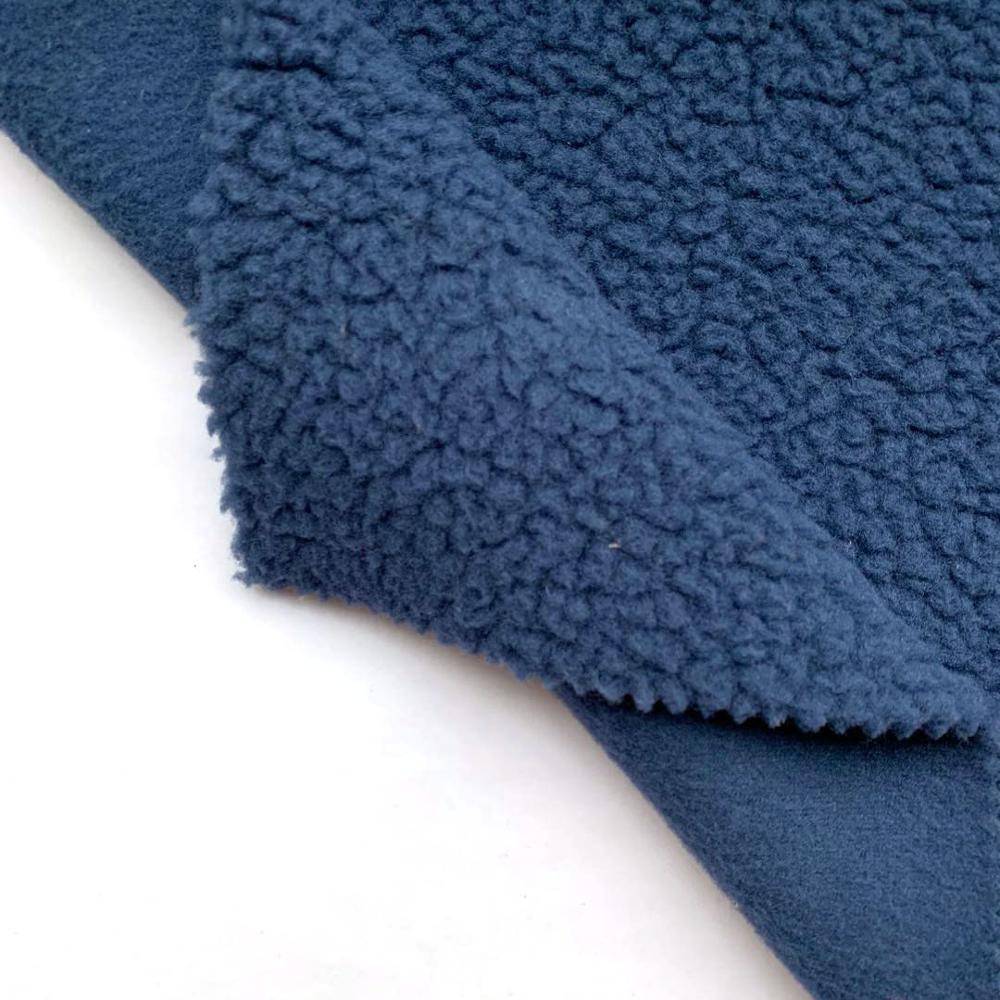 tillverkare 100 % polyester minky kint fleecetyg för baby sherpa
