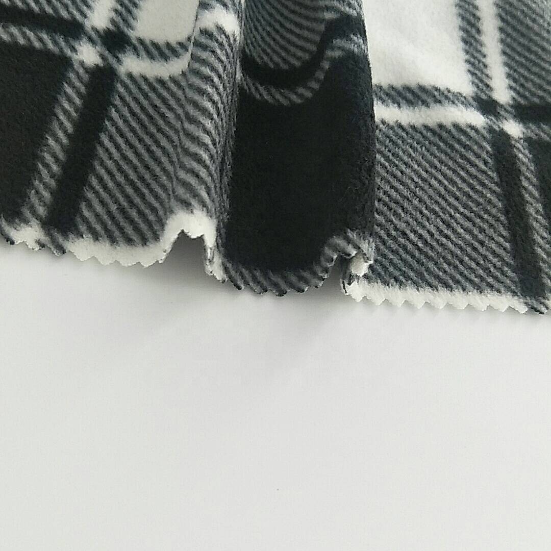 Højkvalitets softshell-printet mikro polar fleece stof