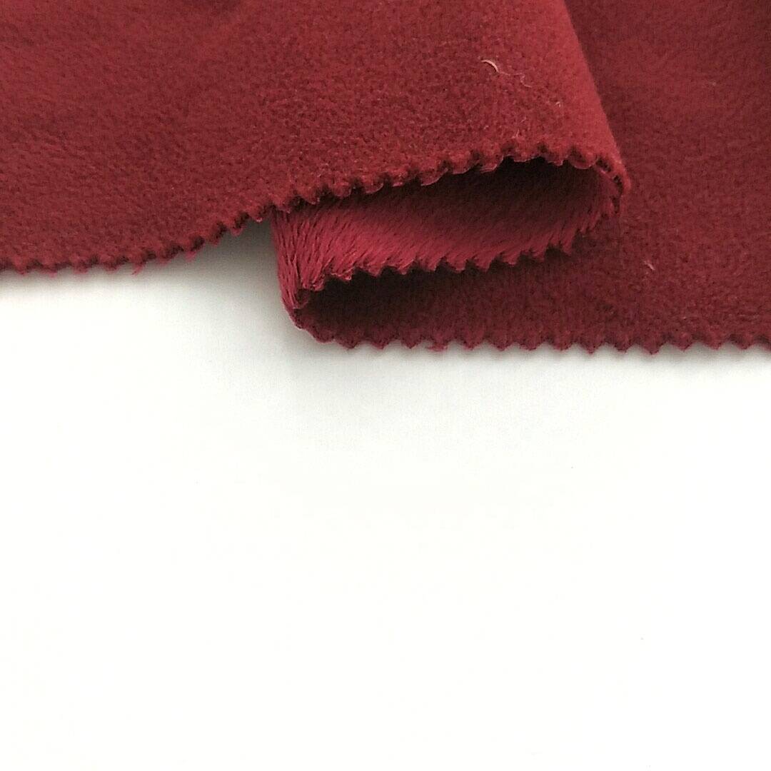 horký výprodej 100% polyesterová měkká fleecová tkanina pojená polar fleecem