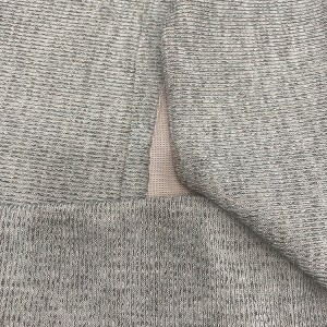 Fancy Hacci Poly Knitted Rib Fabric ለሹራቦች
