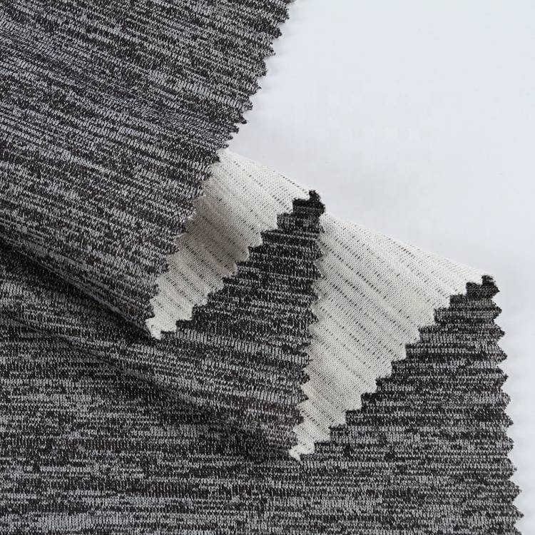 Tessuto a maglia ottoman in cotone poliestere tinto in spazio personalizzato di alta qualità