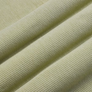 Hot Sell Popular Rayon Span Stretch Rib Fabric