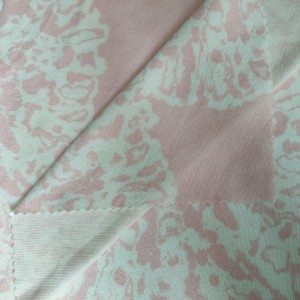 Tissu tricoté extensible à grands motifs de fleurs, nouveau Design bon marché, tissu Hacci en Polyester et élasthanne imprimé brossé sur un côté, vente en gros