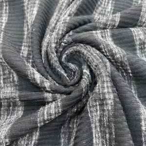 中国工場格安価格袖口襟裾用リブ生地を編む
