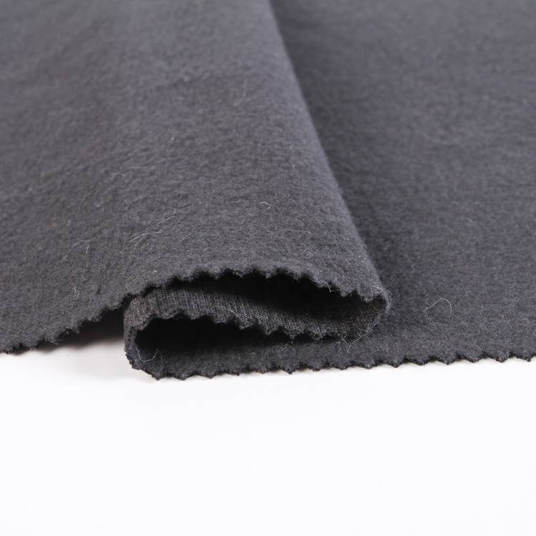 Newest shrink-resistant hot selling cationic PK 100% polyester fleece knitted fabric for garment