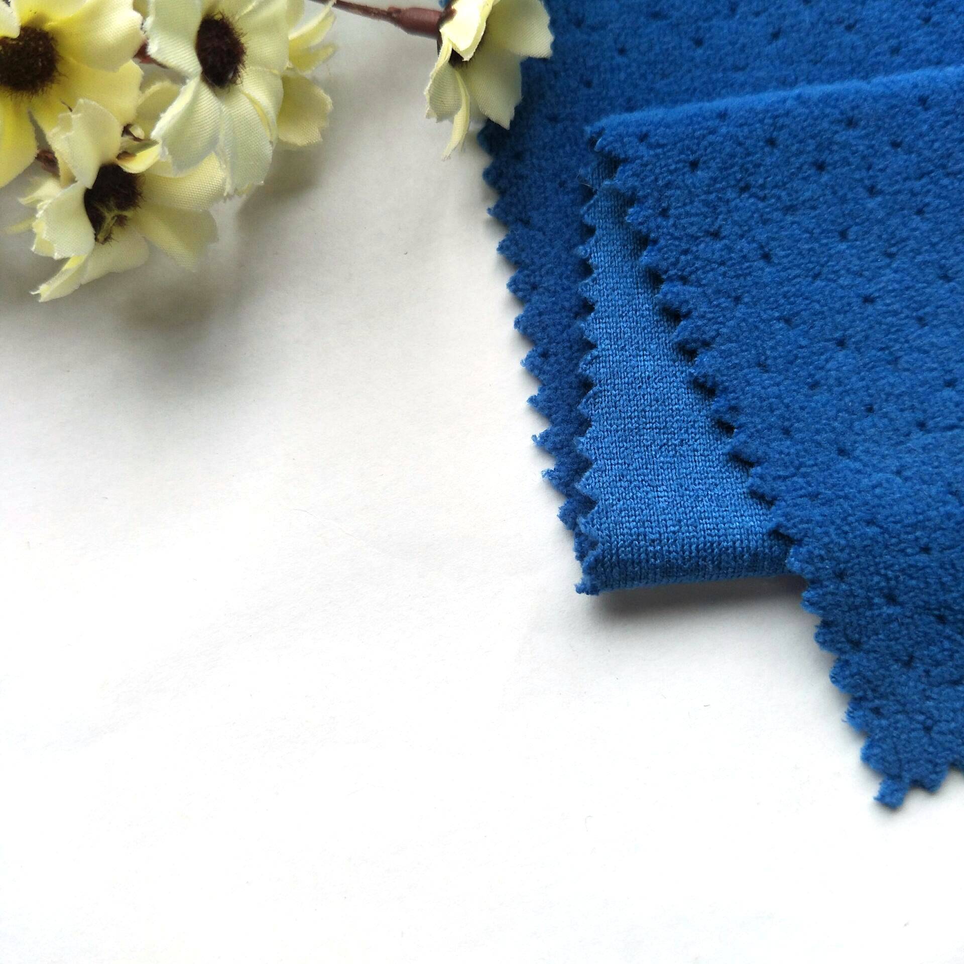 Китайски производител жакардова тъкан 100% полиестерна вълнена тъкан