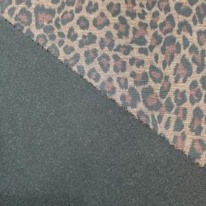 Модний красивий безкоштовний зразок roma ponte в'язання на замовлення з леопардовою тканиною для брюк
