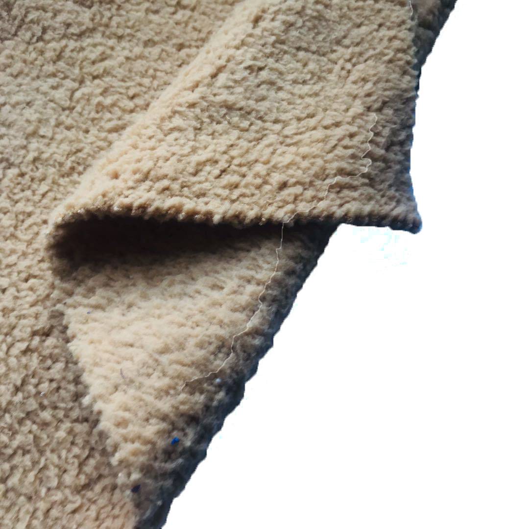 Super kvalitets polyester Shu Velveteen stof til beklædningsgenstand