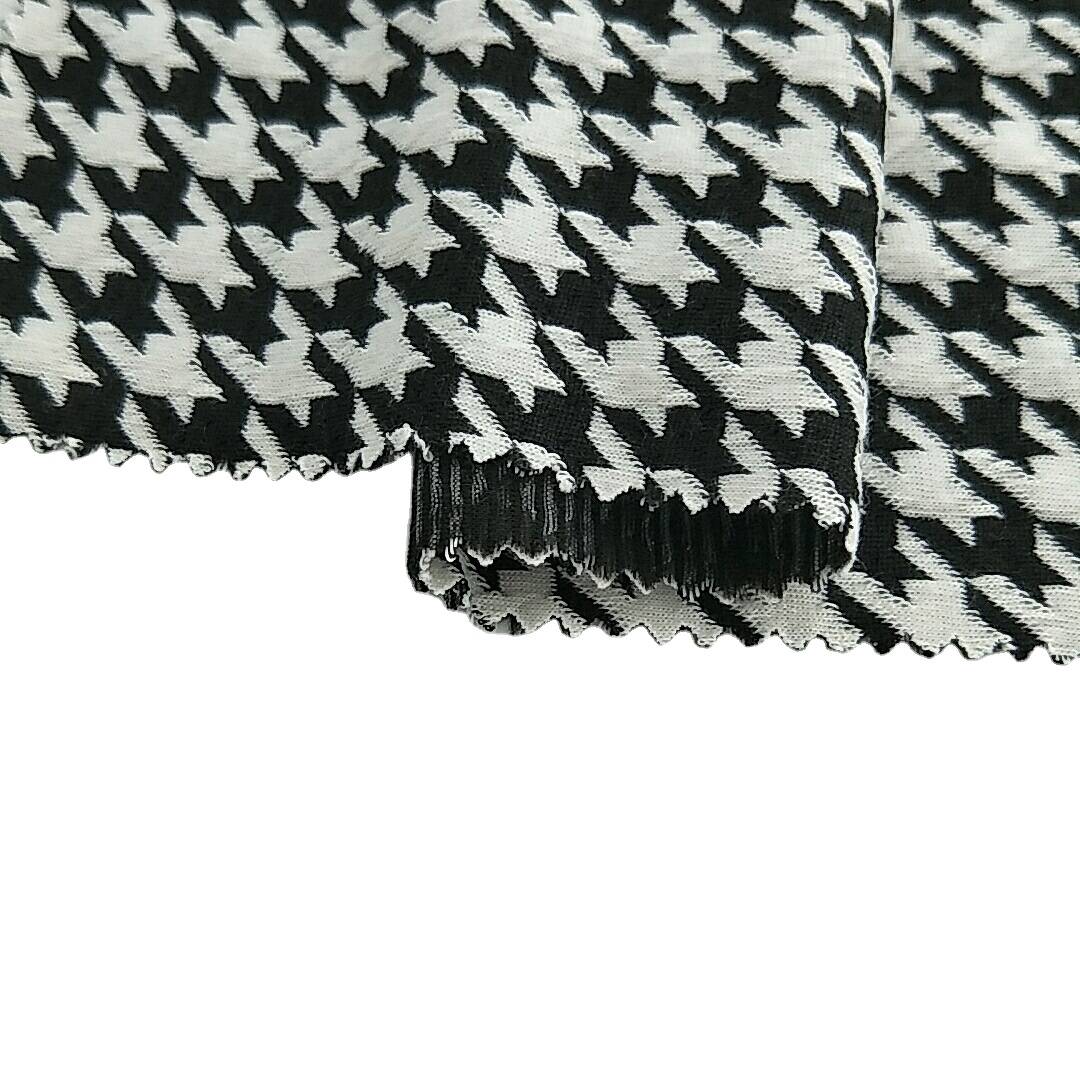 Tessutu di maglia di alta qualità 100% poliester jacquard tissu per tela