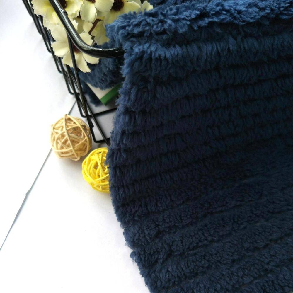 fashion knit fabric 100% polyester sherpa fleece nga tela para sa bisti