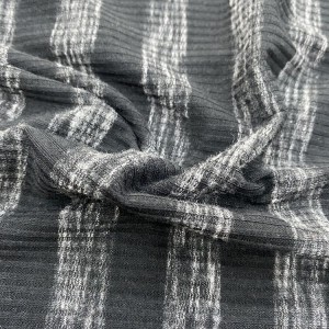 China fábrica preço barato tecido canelado de tricô para bainha de gola