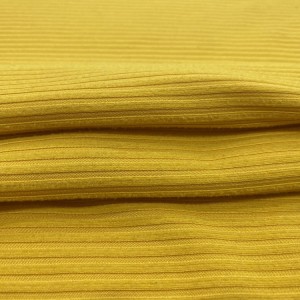 Вискозна спандекс растезљива ребраста тканина светле боје за хаљину