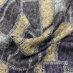 floral fabric fashion fabric angora single brush print fabric for garment