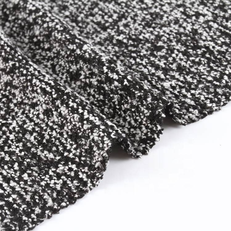 pakyawan na mga supplier ng sinulid na tinina ng plain polyester slub jacquard hacci knit fabric