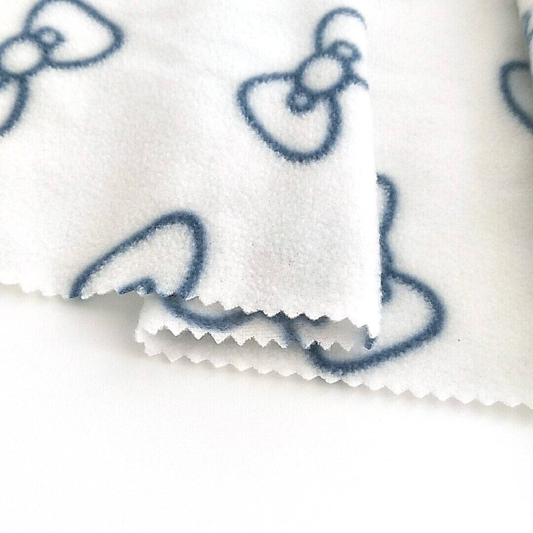 2020 paʻi ʻia ka pepeke hoʻolālā hou 100% polyester polar fleece fabric