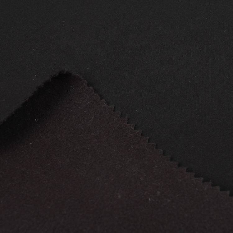 Hege kwaliteit gruthannel micro fleece sêft breide hardshell stof
