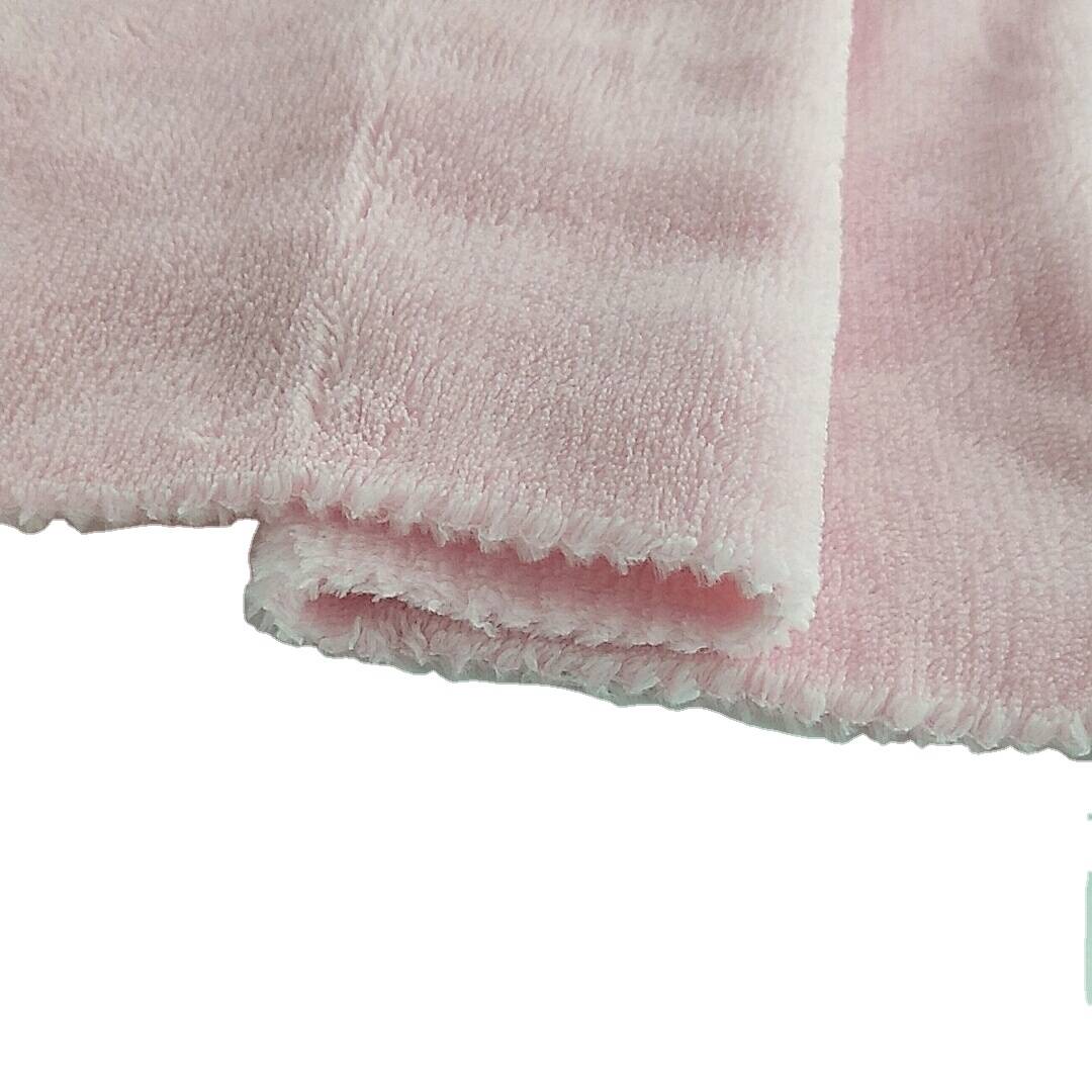 Taas nga kalidad nga maayong presyo nga 100% polyester coral fleece fabric knitted