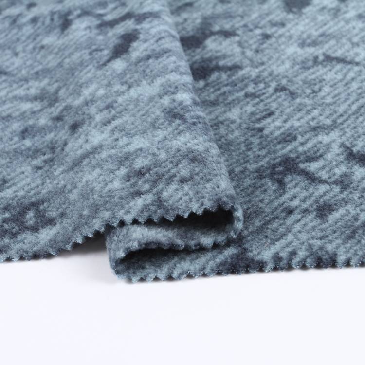 tovární cena obyčejný pletený oboustranně potištěný oděv z česané tkaniny z polar fleece