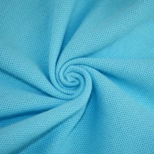 Breathable Cotton/Polyester CVC Pique Mesh Fabric for Sportswear for Polo Shirt