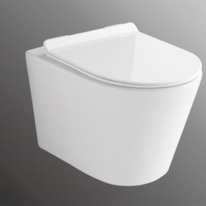Smart wall-mounted ceramic toilet