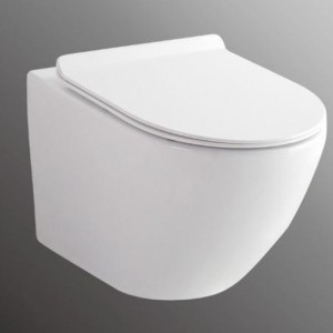 Modern and innovative wall-hung ceramic toilet for high-end restrooms