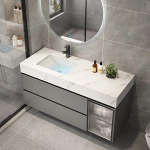 Modern Wall Mounted Bathroom Vanity Cabinet