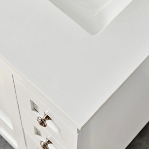 Handmade solid wood environmental protection paint bathroom cabinet