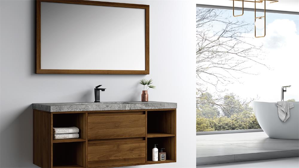 What are the benefits of choosing high-quality bathroom cabinets and sanitary ware products?