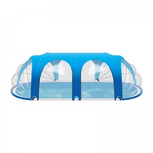 STARMATRIX PH08 Pool Dome Dengan Blok Dasar Bertulang Dan Tiang Fiberglass