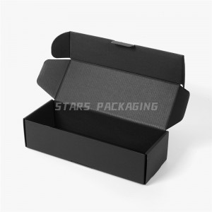 Cheapest Soap Paper Box Manufacturers –  Black Corrugated Mailing Boxes  – Stars