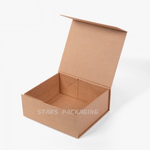 Export Packaging Box Paper Manufacturer –  Custom Recycled Magnetic Closure Collapsible Gift Box  – Stars