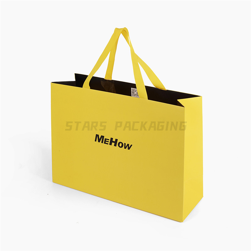 Golden Luxury Shopping Bag