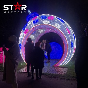 Waterproof Chinese Silk Lantern with LED Lights New Year Festival Lanterns