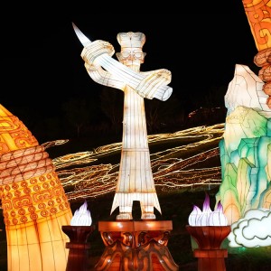 Outdoor Chinese Zigong New Year lanterns Show