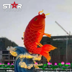 Superior Quality Popular Product Resin Sea Animal Fish Animal Sculpture