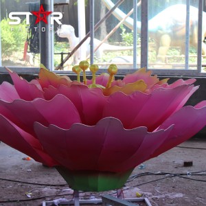 Chinese New Year LED Silk Flower Lantern China Lantern Festival