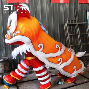 Traditional New Year Decoration Lion Dance Lantern Festival