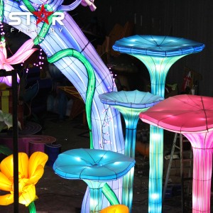 Zigong Flower Arch Lantern For Christmas Lantern Festival