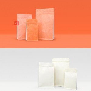 Silk paper food grade bags with colorful printing
