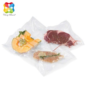 Custom heat seal laminated vacuum plastic biodegradable frozen food packaging