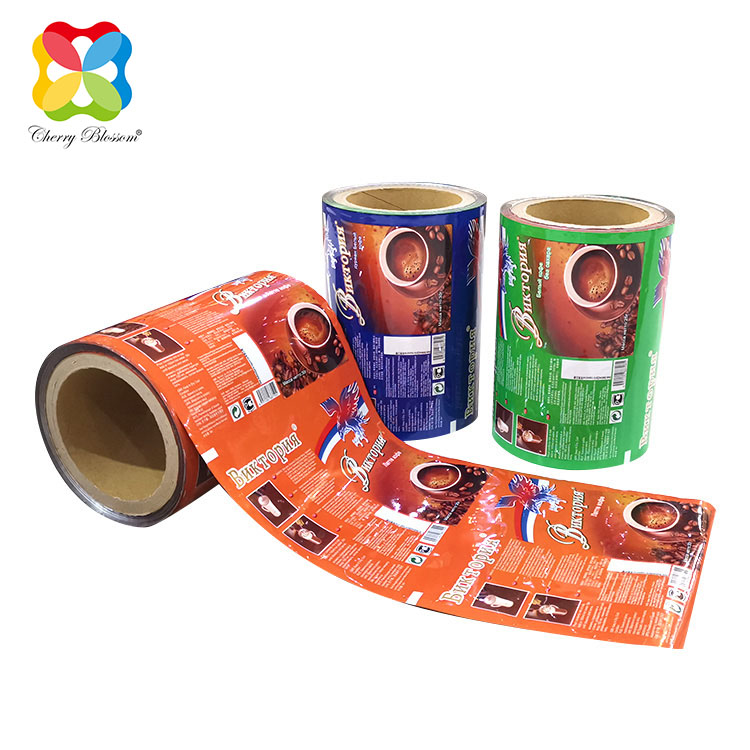 Nylon LDPE Stretch Laminated Plastic Roll Film Untuk Produsen Kemasan Produksi Makanan