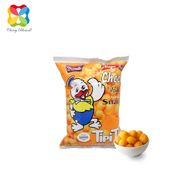 Colorful Printing Full Gloss Finish Moisture Proof Chips Cracker Packaging of Snacks