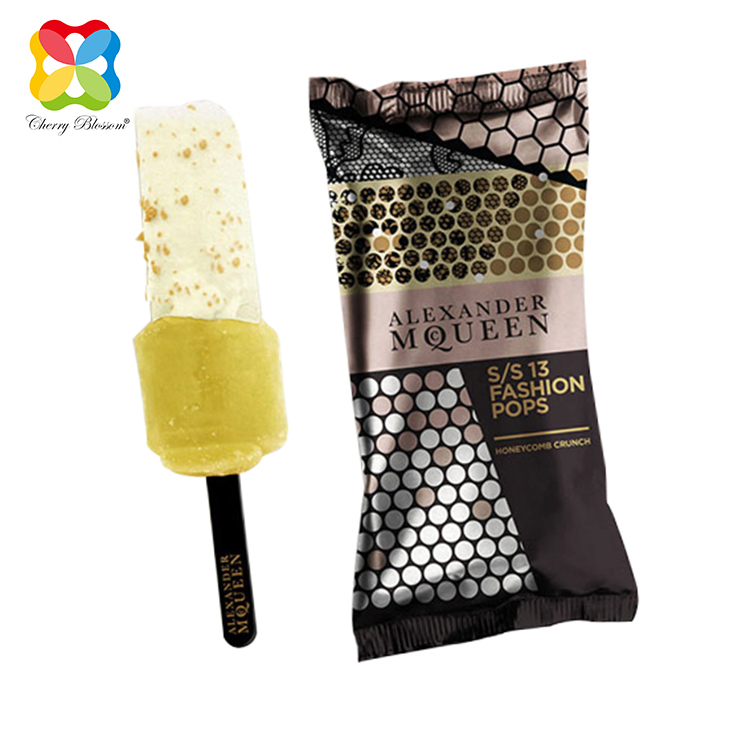 Fabrika Özel Baskılı Çikolatalı Dondurma Bar Plastik Sarmalayıcılar Rulo Film Biyobozunur Popsicle Ambalaj Çantası
